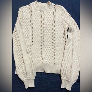Women’s small cream knitted sweater by Forever 21